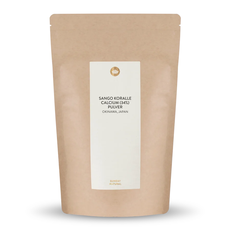 Sango Koralle Pulver 34% Calcium 200g