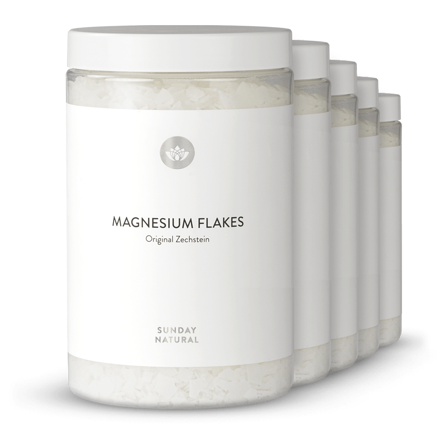 Magnesium Flakes Original Zechstein 5x1000g