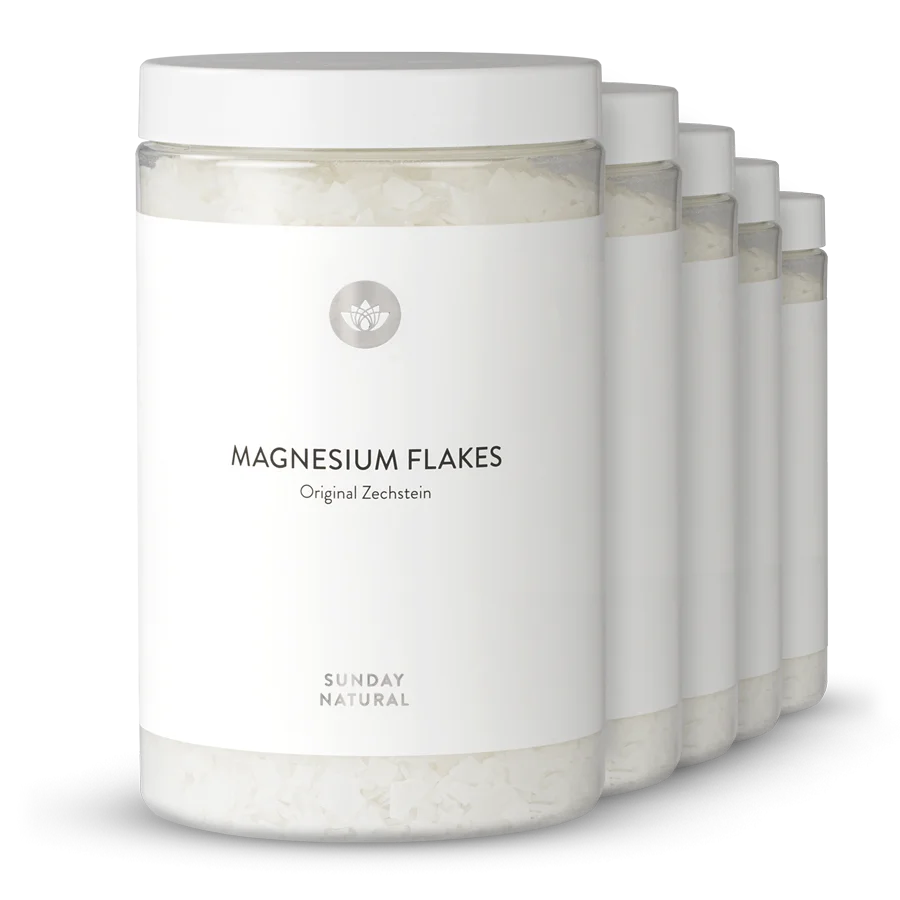 Magnesium Flakes Original Zechstein 5x1000g