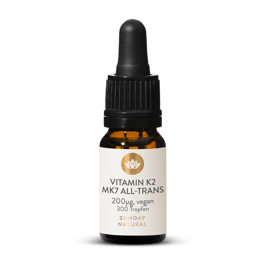 Vitamin K2 200µg MK7 All-Trans Tropfen, Vegan 7,8ml