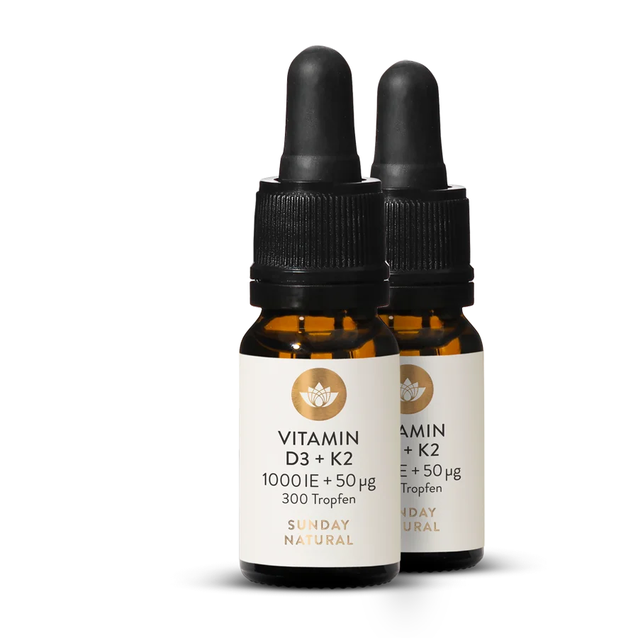 Vitamin D3 + K2 MK7 1000IE + 50µg  all-trans 300 Tropfen 2x7.8ml