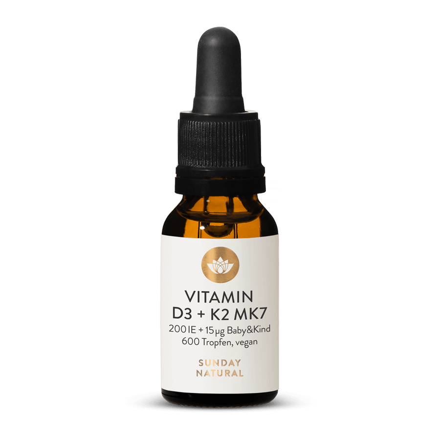 Vitamin D3 + K2 MK7 200IE + 15µg Tropfen, Vegan 18,3ml