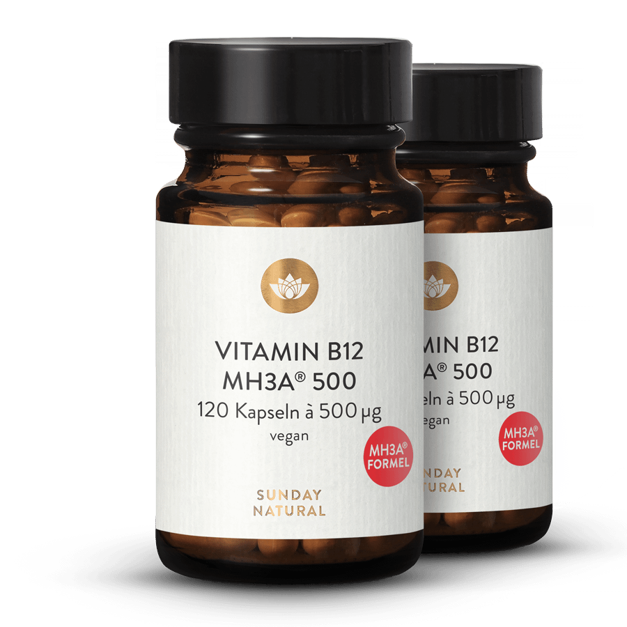 Vitamin B12 MH3A® Formel 500µg Bioaktiv 2x120 Kapseln