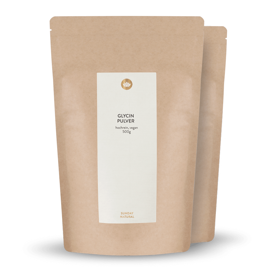Glycin Pulver Hochrein, Vegan 2x500g
