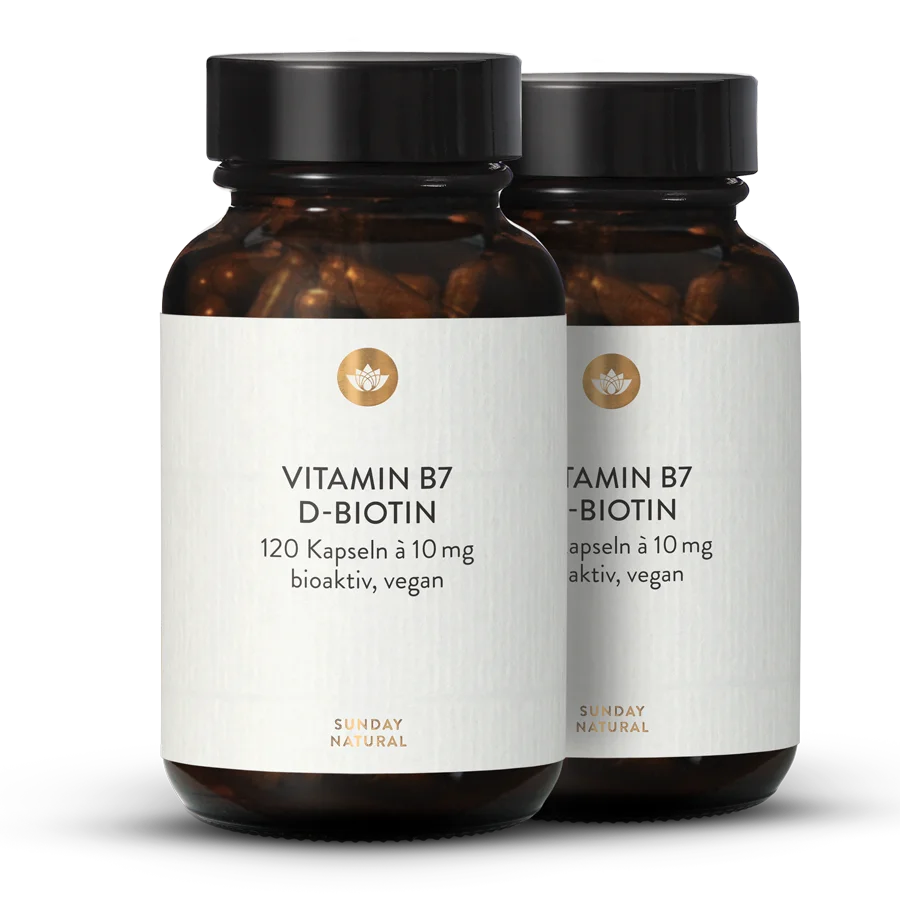 D-Biotin Capsules 10mg 2x120 capsules
