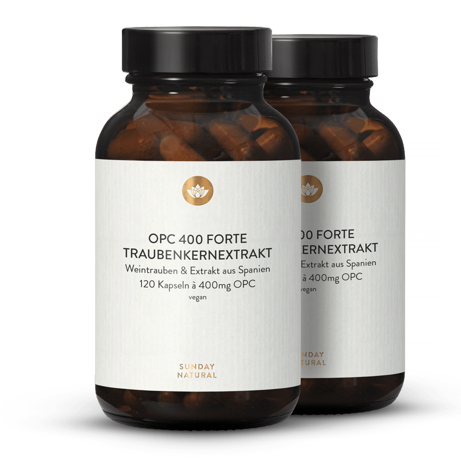 OPC 400 Forte Grape Seed Extract 2x120 capsules