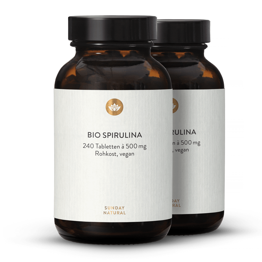 Bio Spirulina Blauw Tabletten 2x240 tabletten