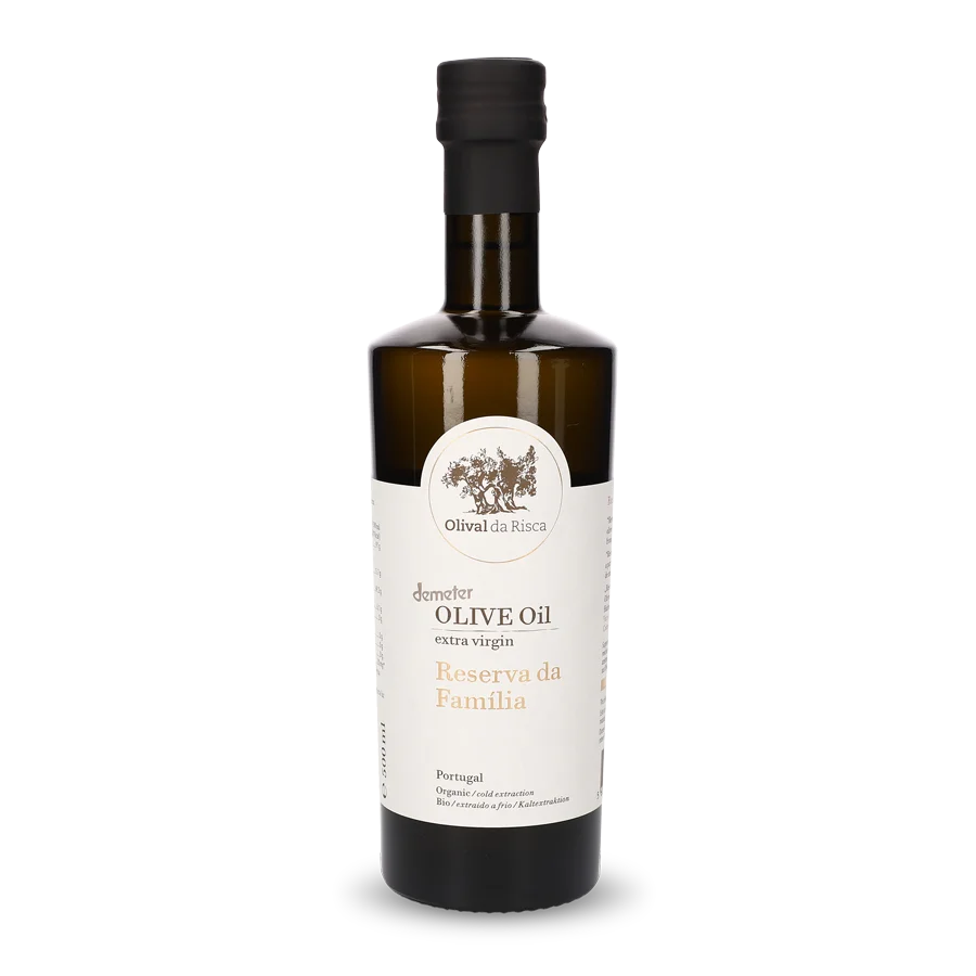 Huile D'olive Du Portugal Extra-vierge Bio Demeter Olival Da Risca Reserva Da Familia 500 ml