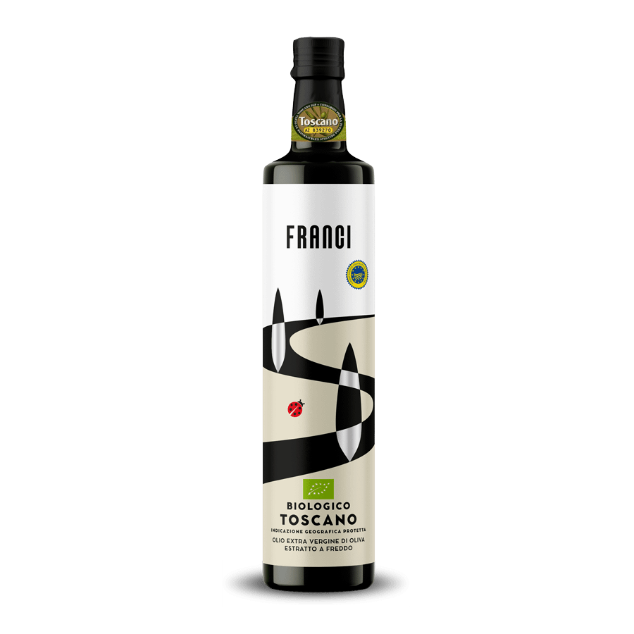 Organic Extra Virgin Olive Oil Italy Frantoio Franci Toscano 500 ml