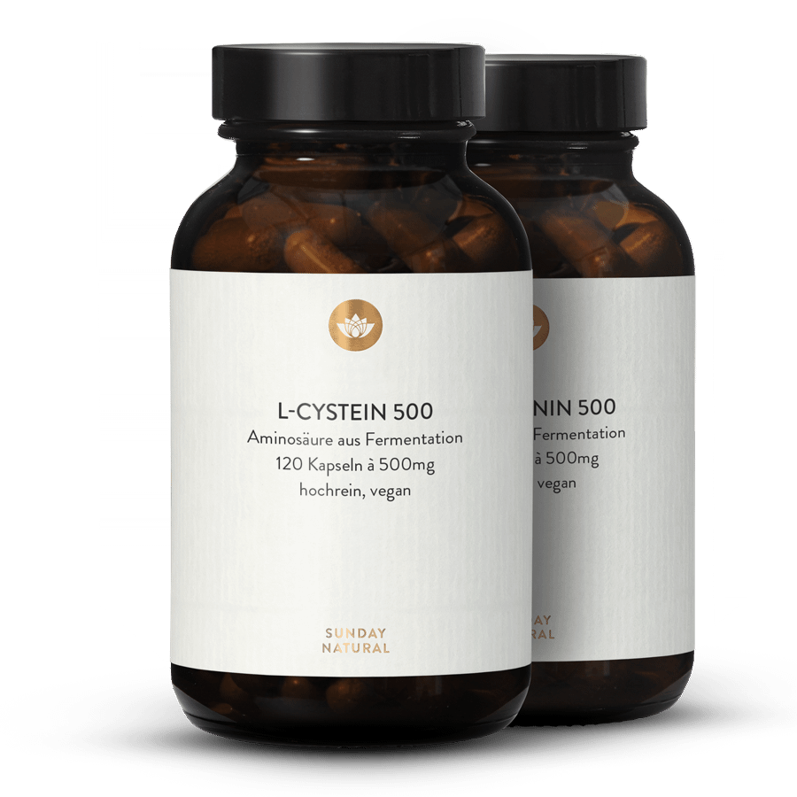 Coffret Cystine + Méthionine, Issues De La Fermentation, Vegan 2 x 120 gélules