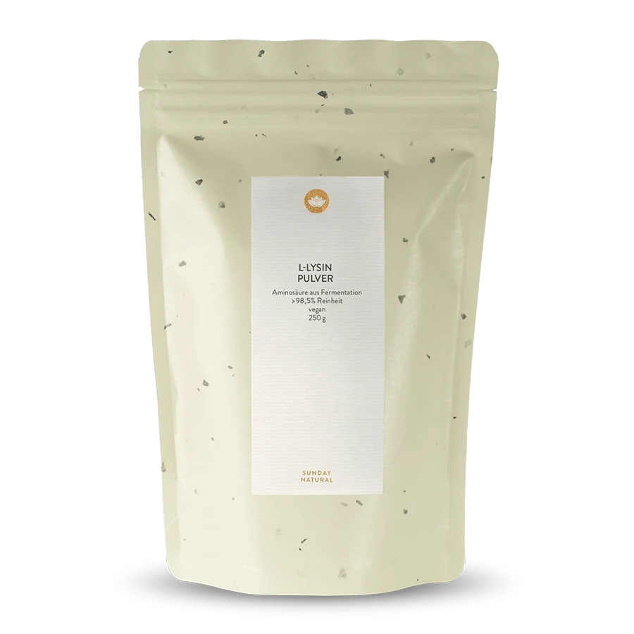 Poudre de L-lysine issue de la fermentation, vegan 250 g