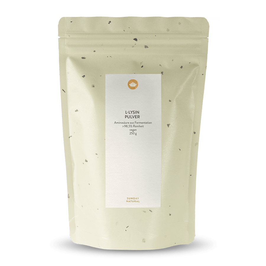 L-Lysine Poeder uit Fermentatie, Vegan 250g
