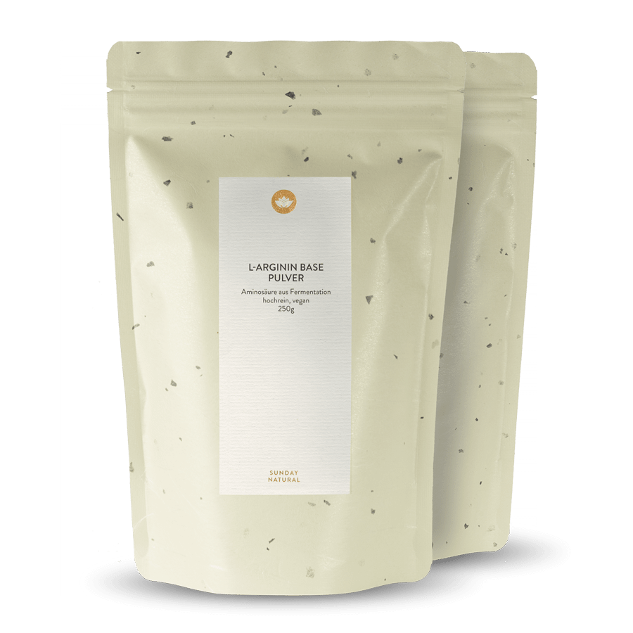 L-Arginin Base Pulver Aus Fermentation, Vegan 2x250g