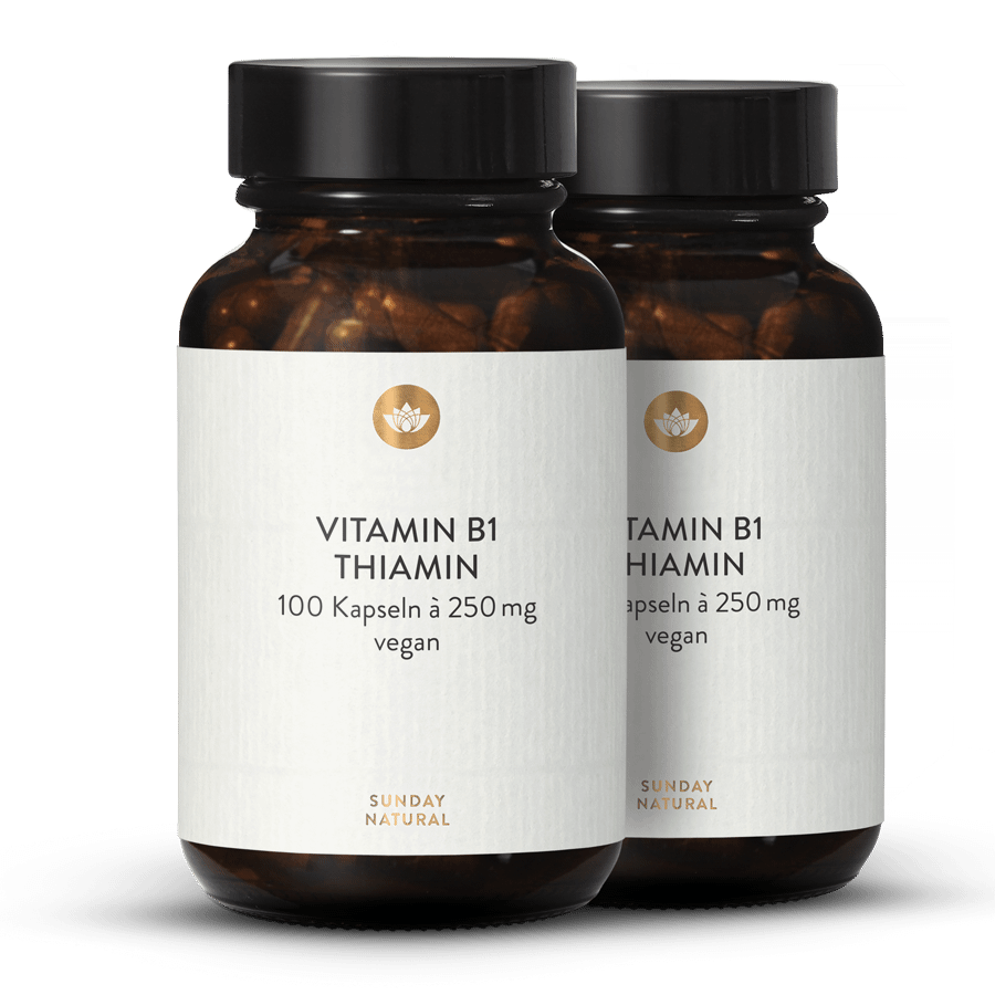 Vitamin B1 Thiamin 250mg 2x100 Kapseln