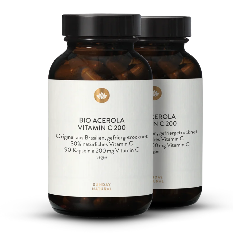 Bio Acerola Vitamin C 200 2x90 Kapseln