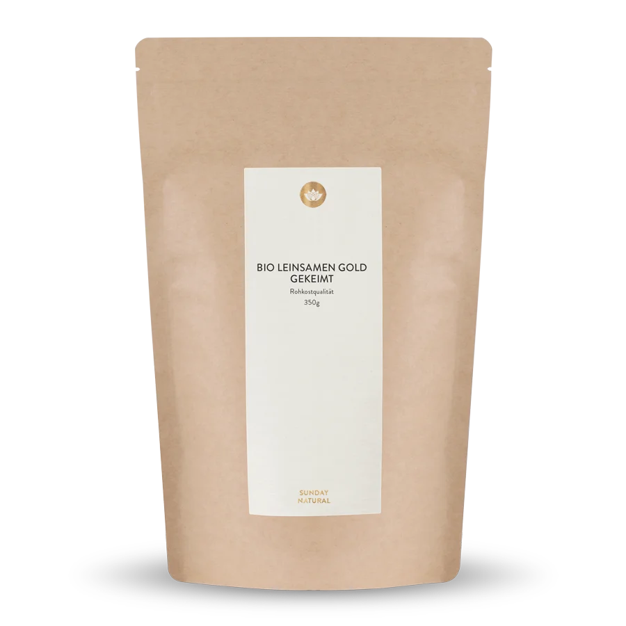 Organic Sprouted Golden Linseeds 350g