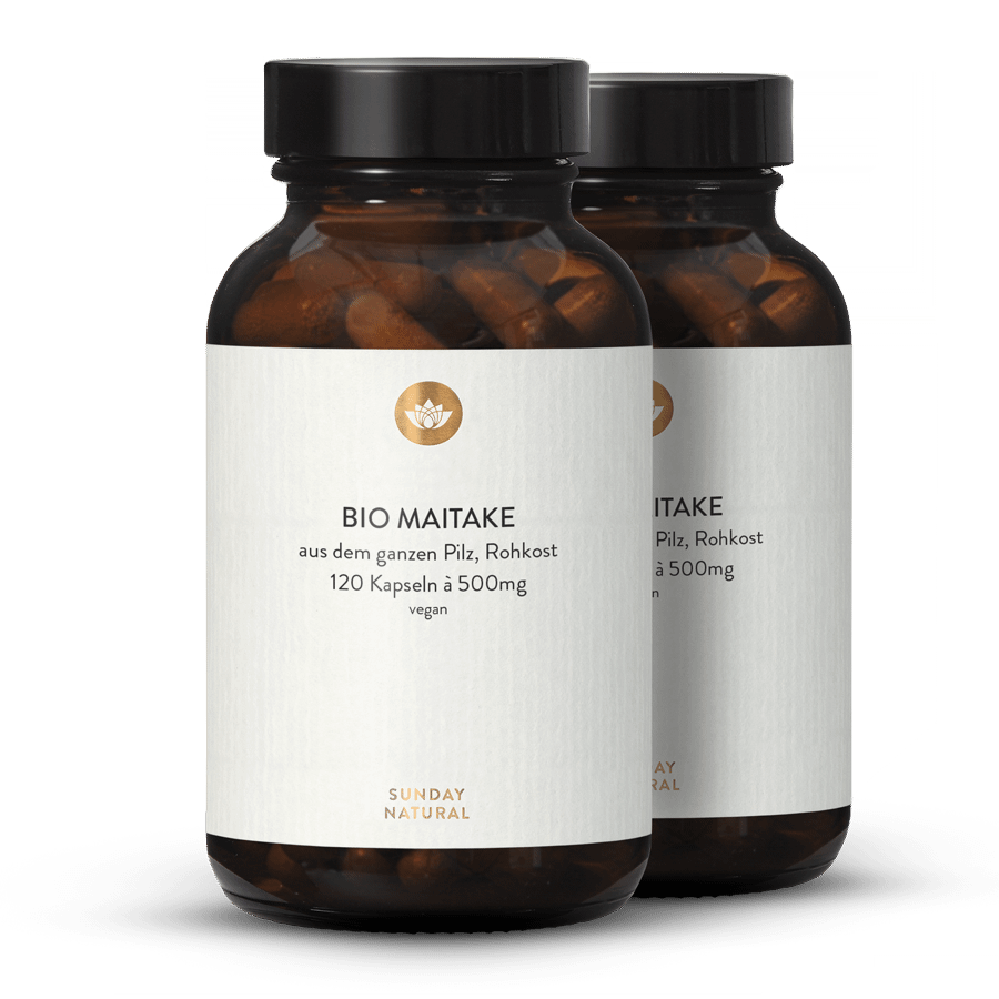Poudre de maitake bio en gélules 2 x 120 gélules