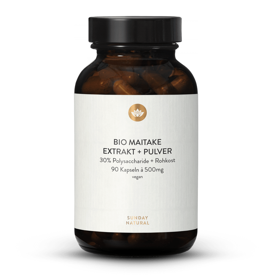 Extrait + poudre de maitake bio en gélules 90 gélules