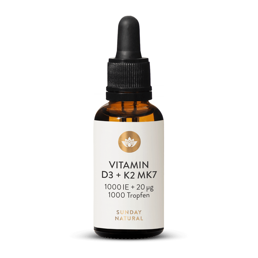 Vitamin D3 + K2 MK7 1.000 IE + 20 µg All-Trans 1000 Tropfen 25ml