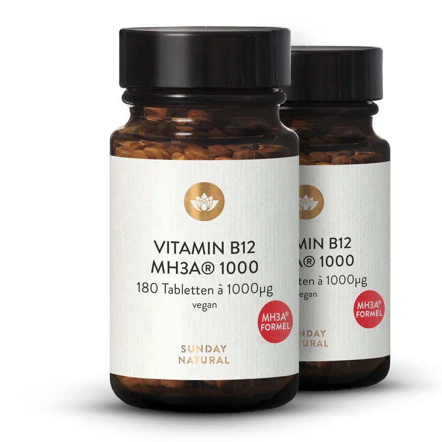 Vitamine B12 Formule MH3A® 1 000 µg 2 x 180 comprimés