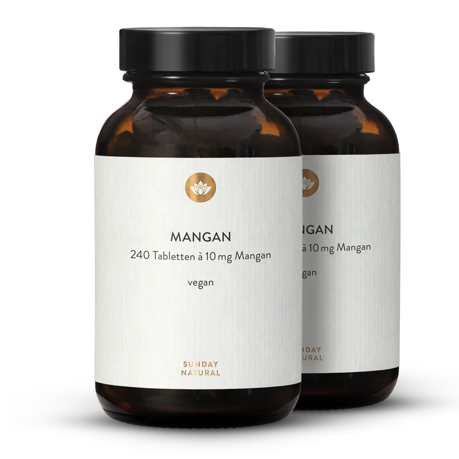 Mangan Gluconat Tabletten 10mg 2x240 Kapseln