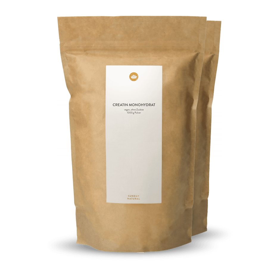 Créatine monohydrate en poudre 2 x 1000 g