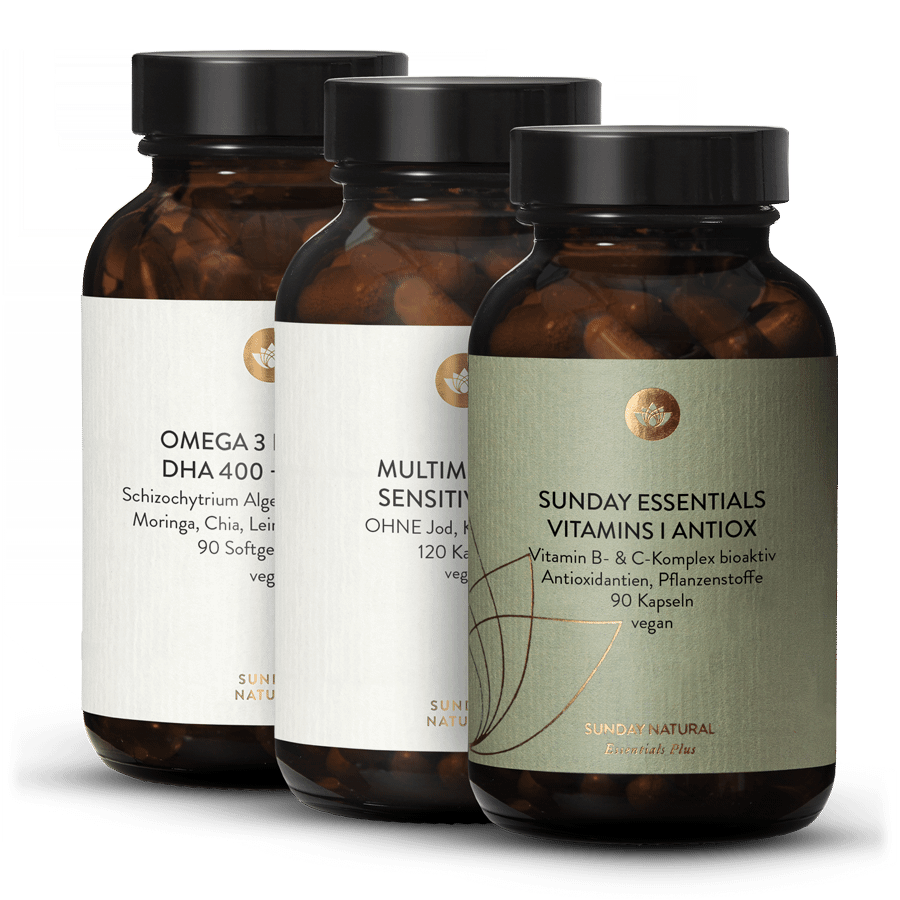 HPU Set Multiminerals + Vitamins I + Omega 3 1 St.