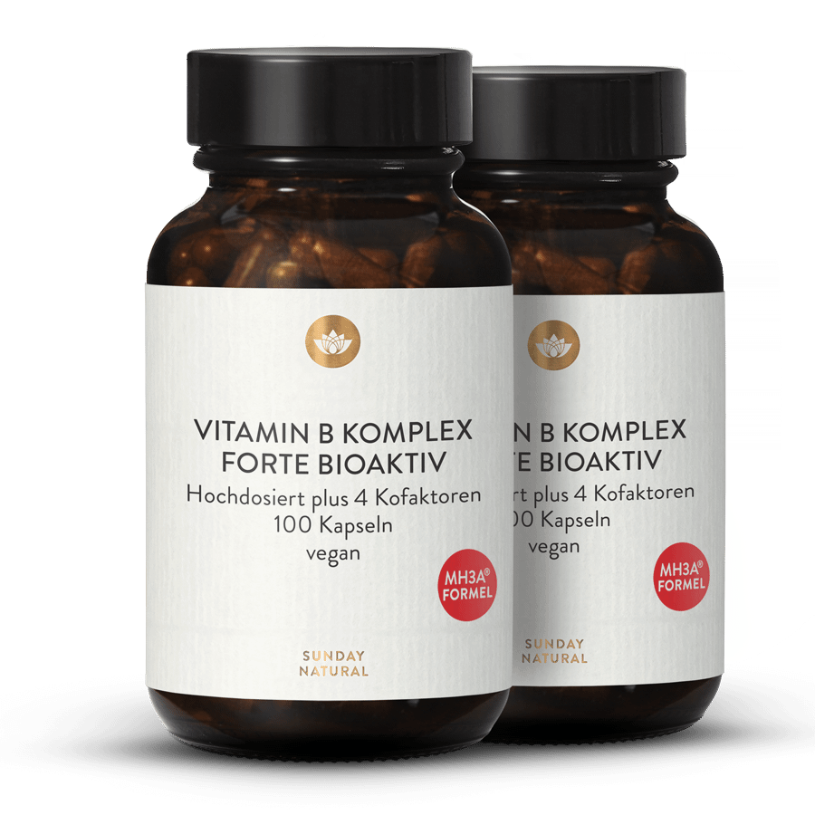 Complexe de vitamines B bioactif Forte 2 x 100 gélules