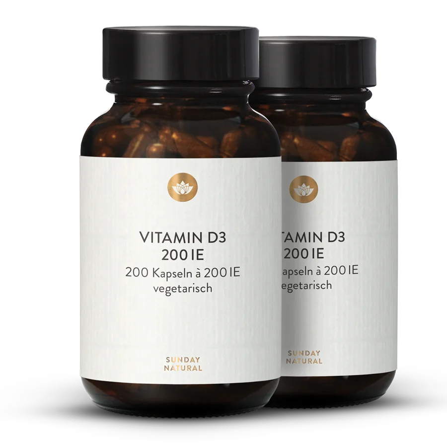 Vitamin D3 200 IU 200 Capsules 2x200 capsules