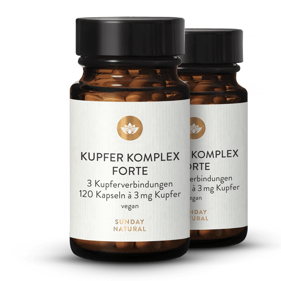 Kupfer Komplex Forte 3mg 2x120 Kapseln