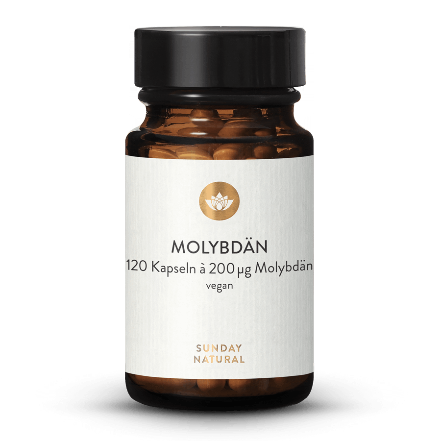 Molybdenum 200µg Sodium Molybdate 120 capsules
