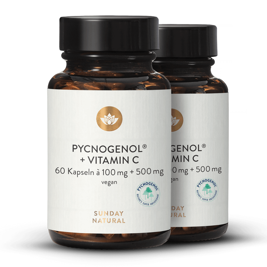Pycnogenol® 100+C Kiefernrindenextrakt 2x60 Kapseln