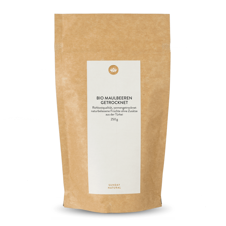 Organic White Mulberries Dried 250g