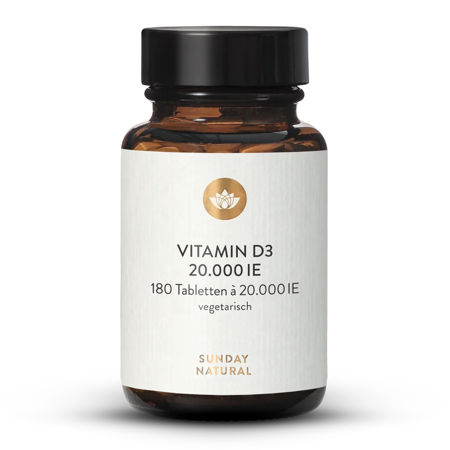 Vitamin D3  20.000IE Tabletten 180 Tabletten