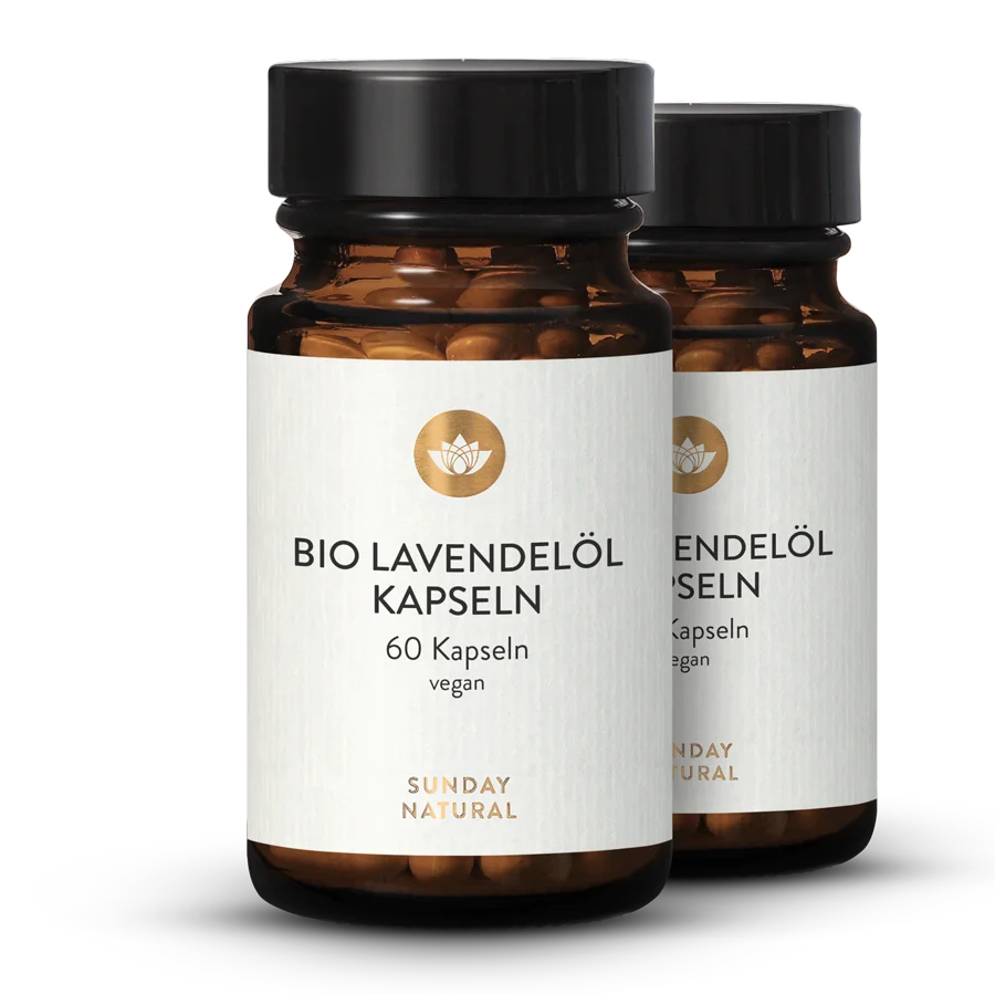 Huile essentielle de lavande bio en gélules 2 x 60 gélules