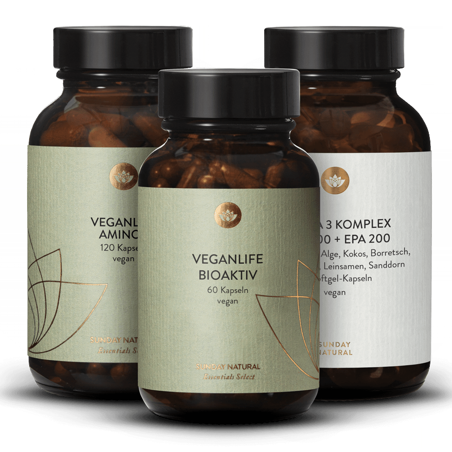 VeganLife Bioactive + VeganLife Amino+ + Omega-3 Complex 1 pc.