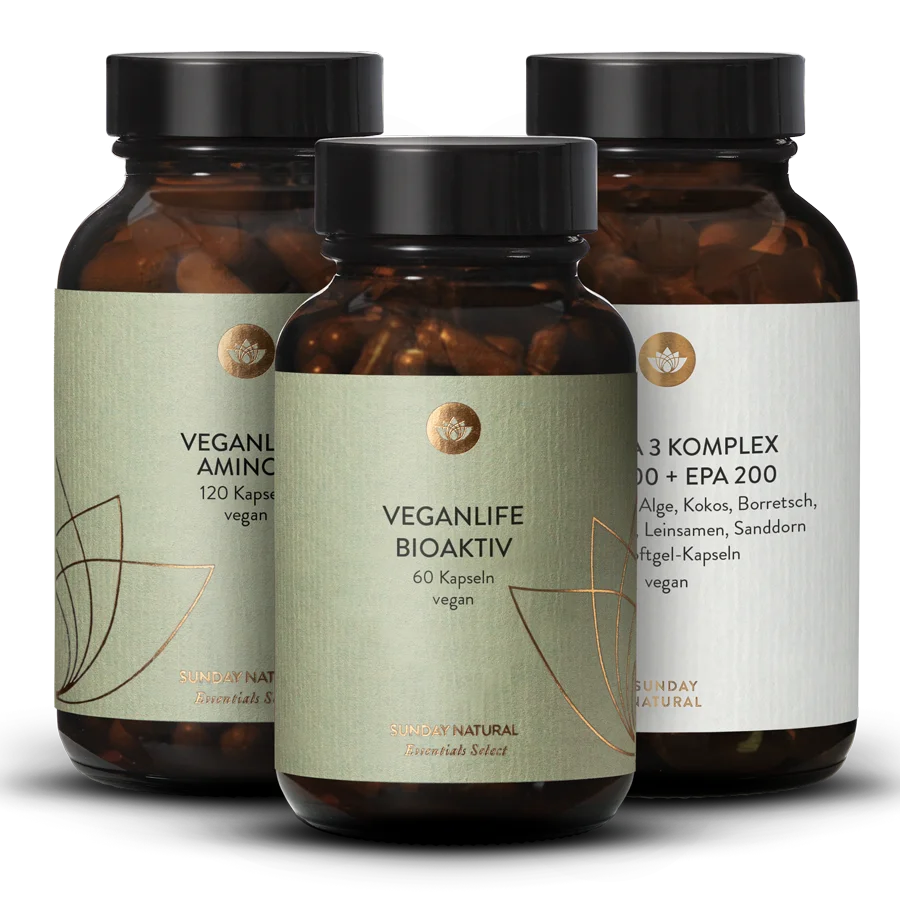Veganlife Bioaktiv + Amino+ + Omega 3 Komplex 1 St.