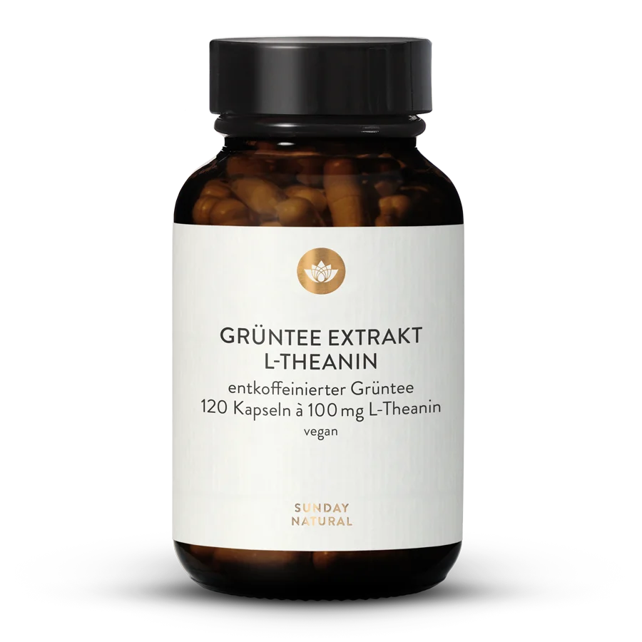 Green Tea Extract L-Theanine 100mg 120 capsules
