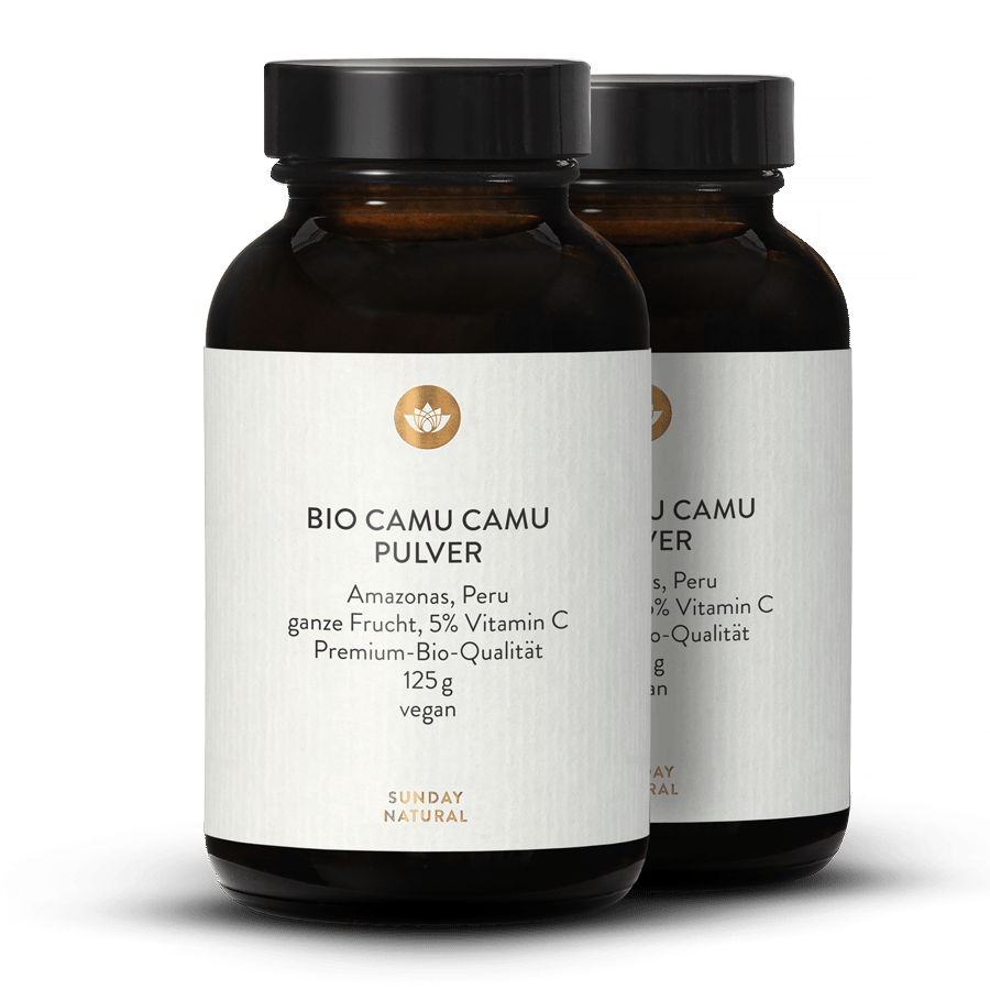 Bio Camu Camu Pulver Wild 5% Vitamin C 2x125g