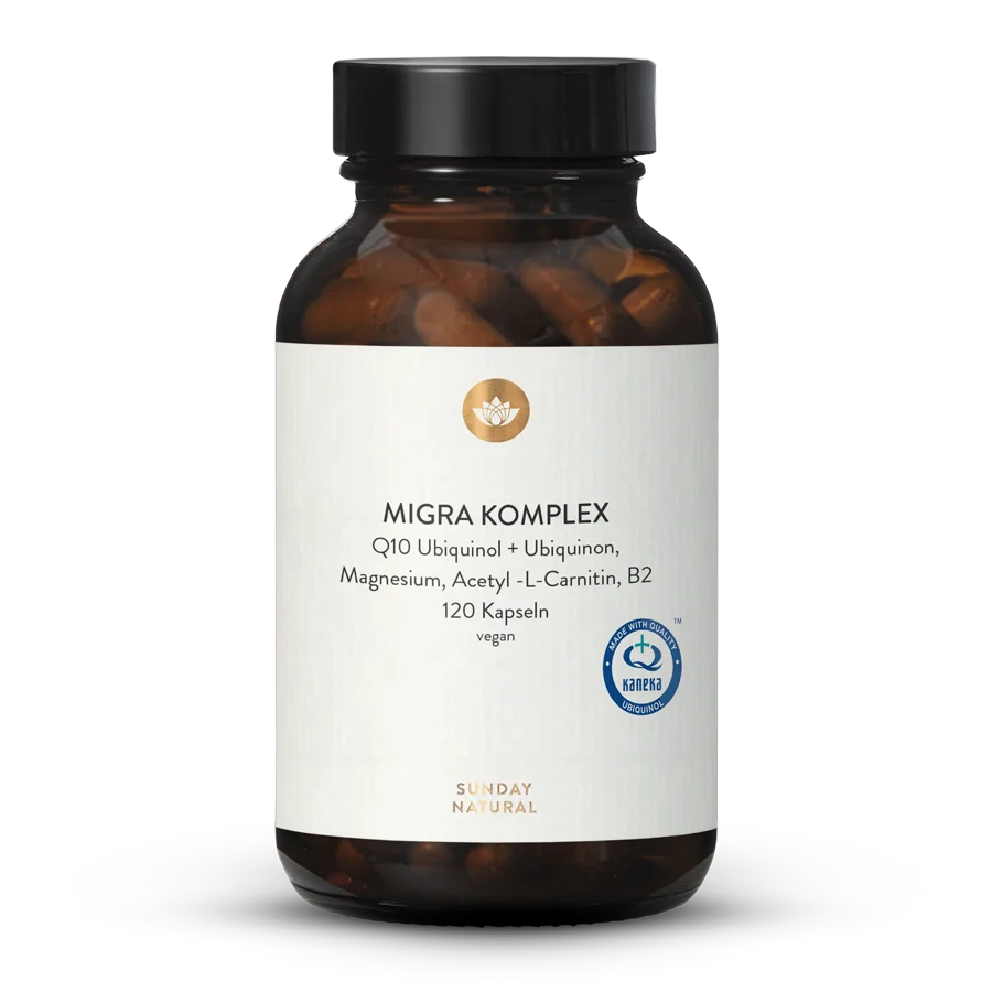 Migra Energy Komplex Q10, Magnesium, B2, Acetyl-L-Carnitin 120 Kapseln