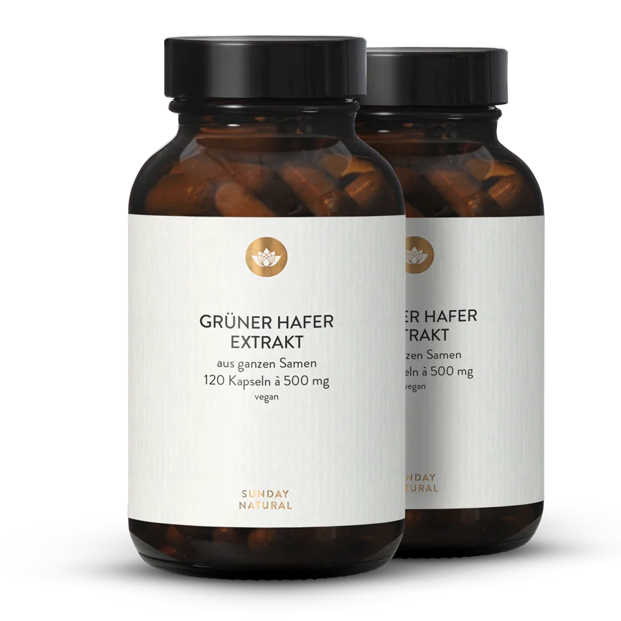 Grüner Hafer Extrakt Kapseln 2x120 Kapseln