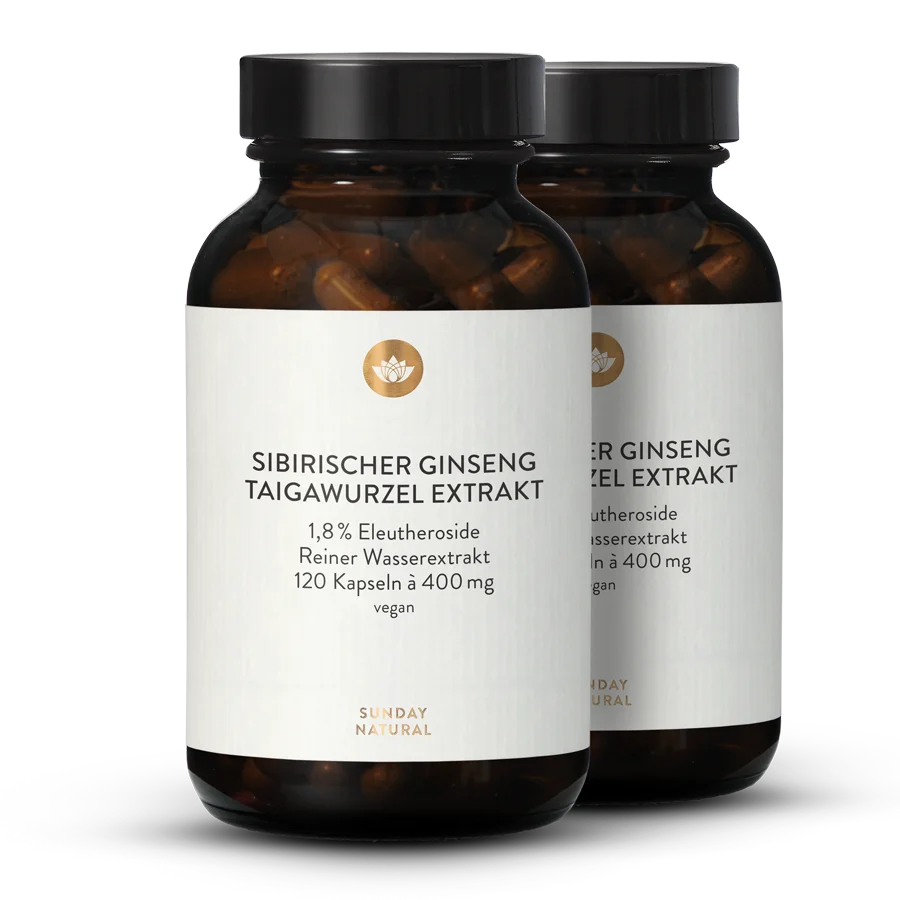 Sibirischer Ginseng Taigawurzel Extrakt 2x120 Kapseln