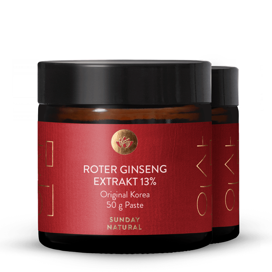 Pâte d'extrait de ginseng rouge 13 % 2 x 50 g