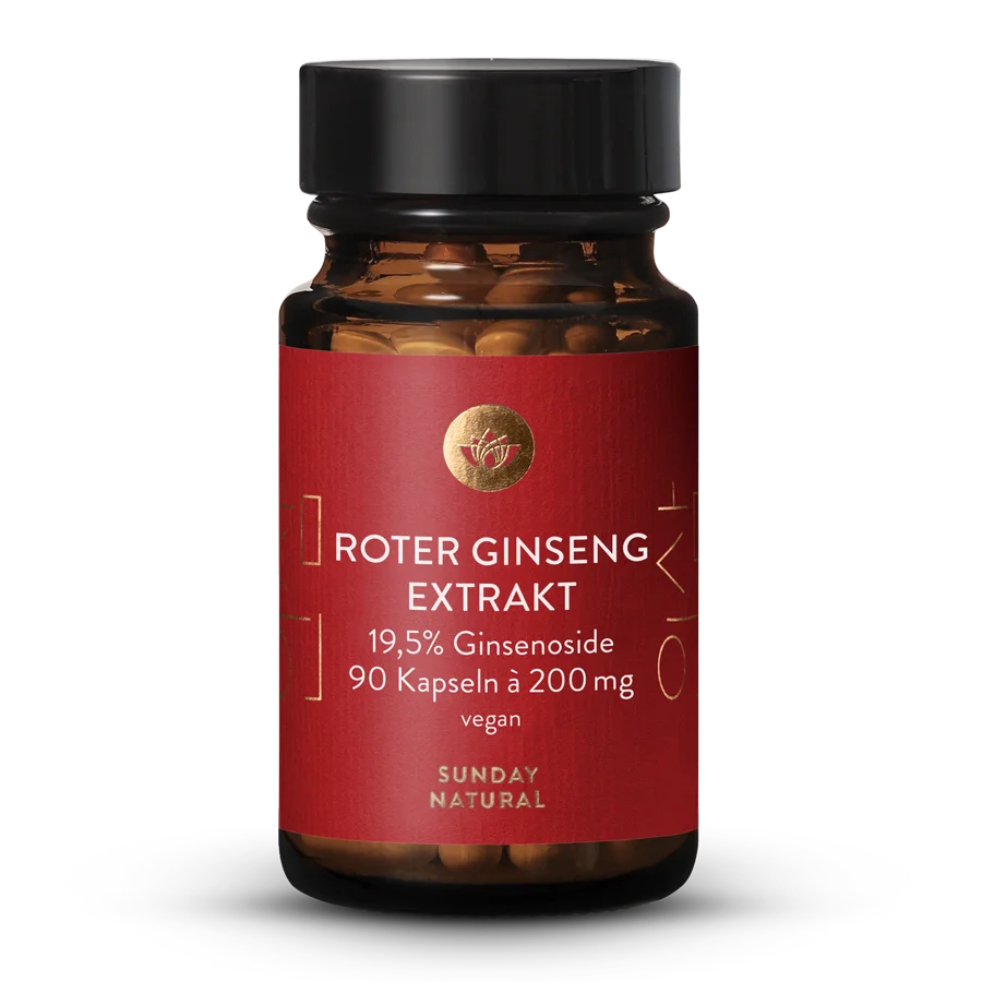 Roter Ginseng Extrakt 19,5% 90 Kapseln