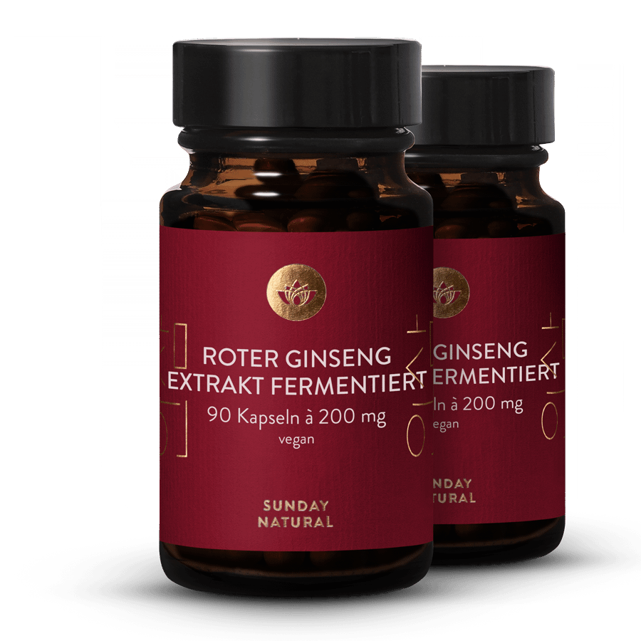 Roter Ginseng Extrakt fermentiert 2x90 Kapseln