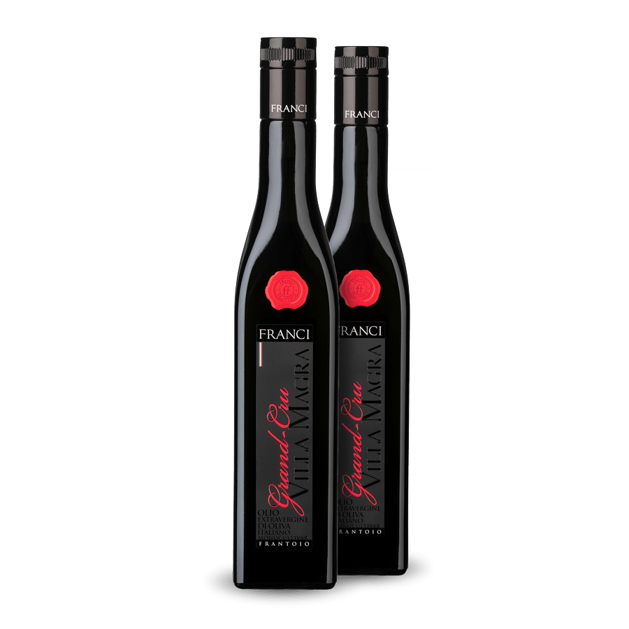 Olive Oil Italy Extra Virgin Frantoio Franci Villa Magra Grand Cru 2x500ml