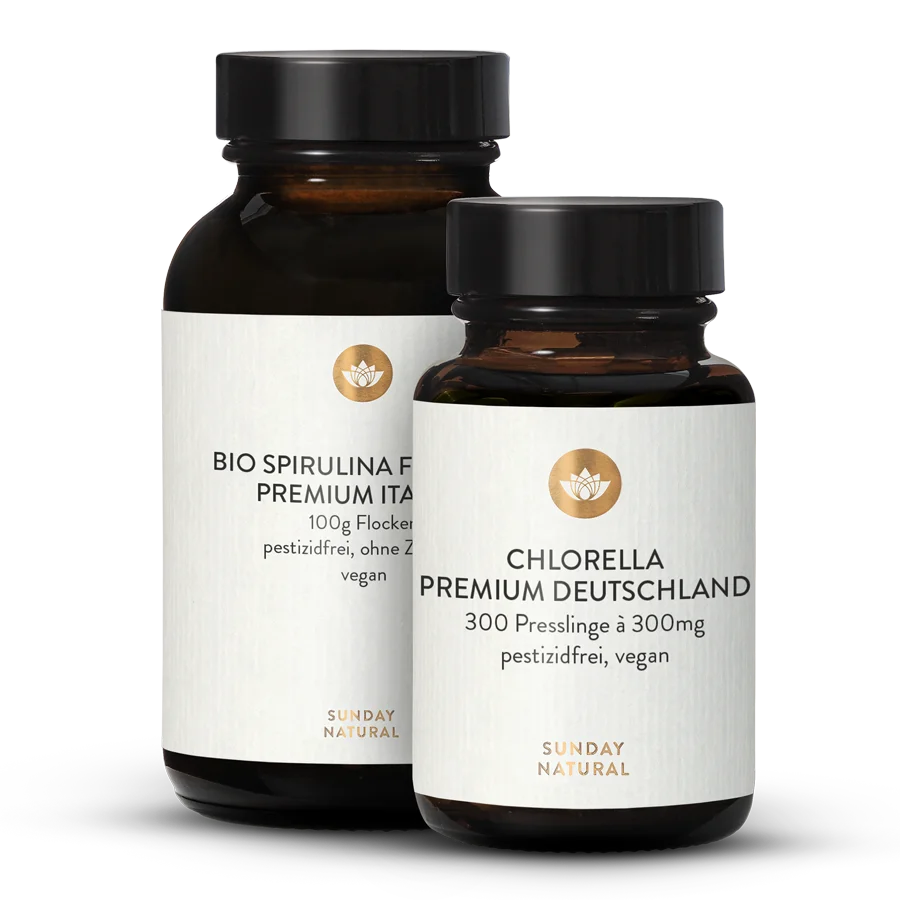 Coffret gourmand de chlorelle + spiruline 1 p.