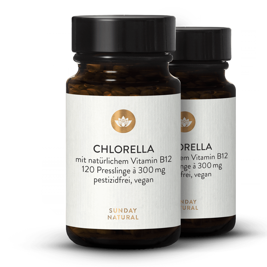 Chlorella DE B12 Presslinge 2x120 Tabletten