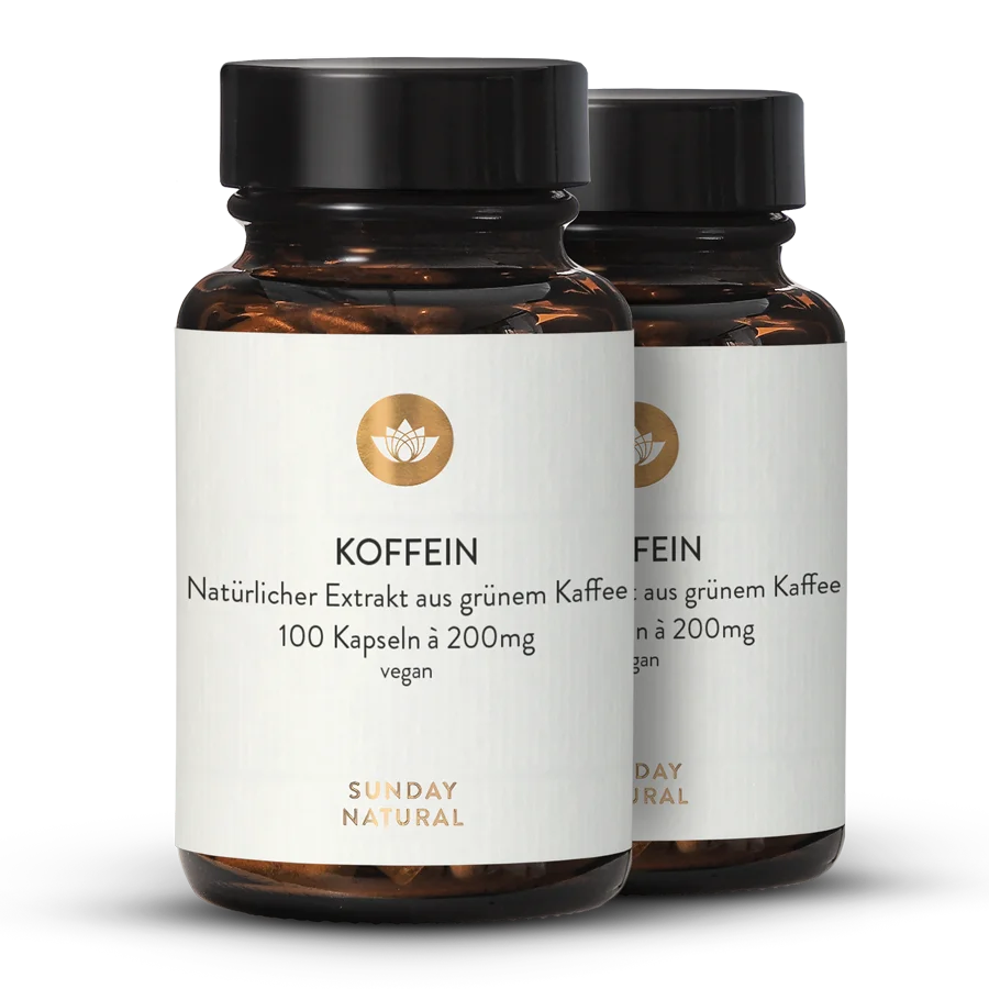 Koffein 200mg Kapseln 2x100 Kapseln