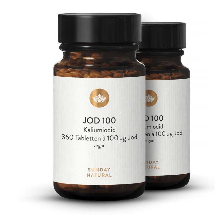 Jod 100 µg Mini-Tabletten 2x360 Tabletten
